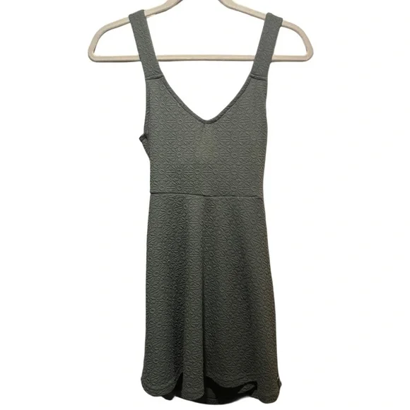 Roxy Green Sleeveless Fit and Flare Tie Back Mini Dress Size XS - Picture 4 of 9